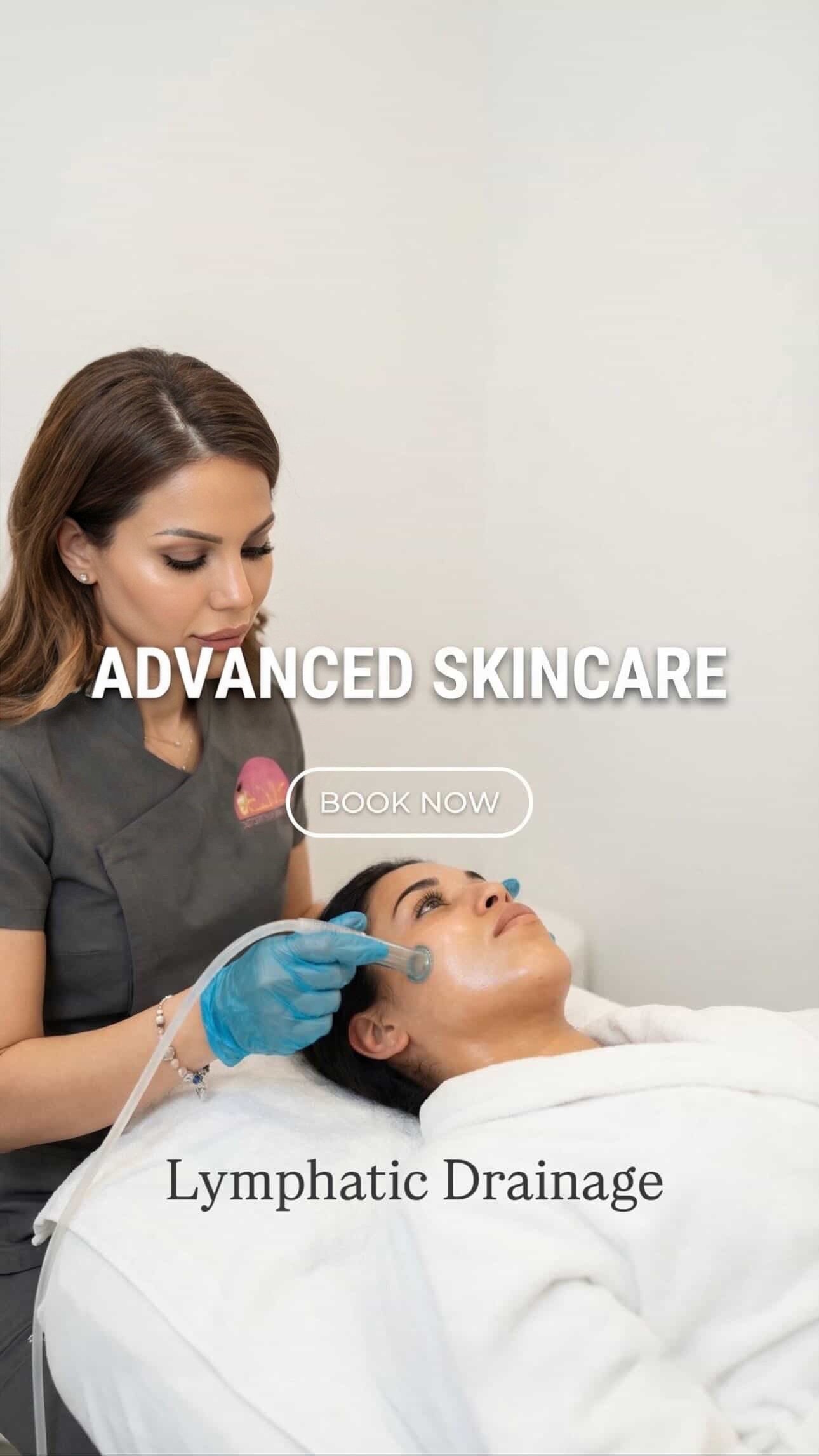 Lymphatic Drainage Facial treatment