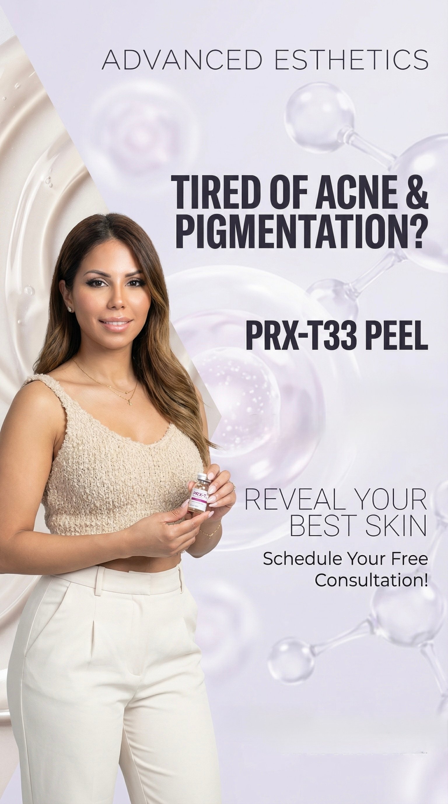 PRX peel skincare session image