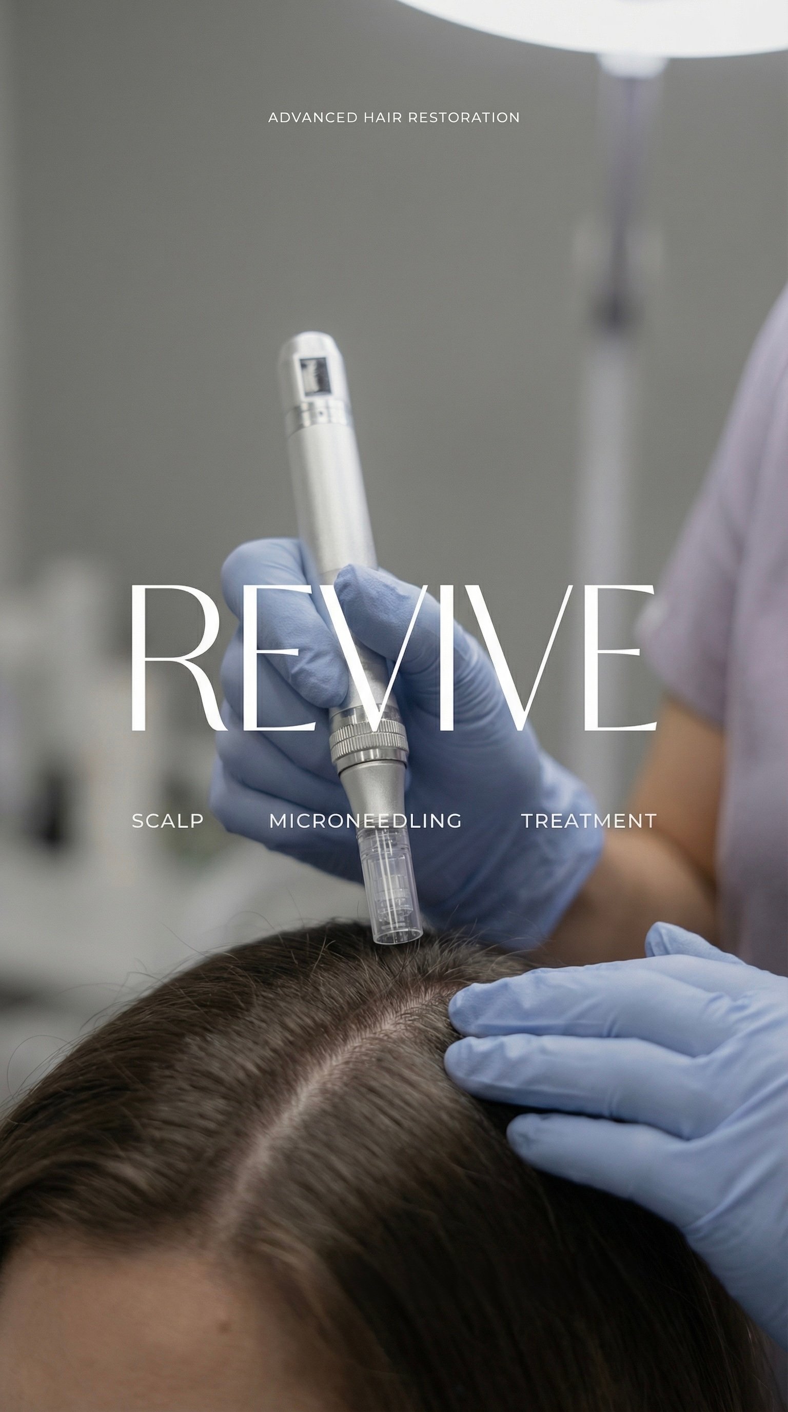 Microneedling close-up treatment photo